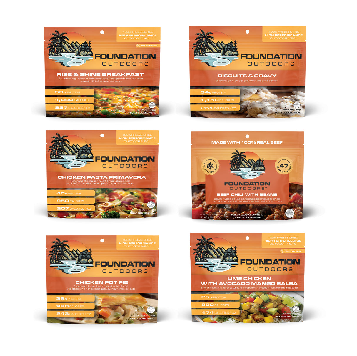 6 Meal Weekender Adventure Pack