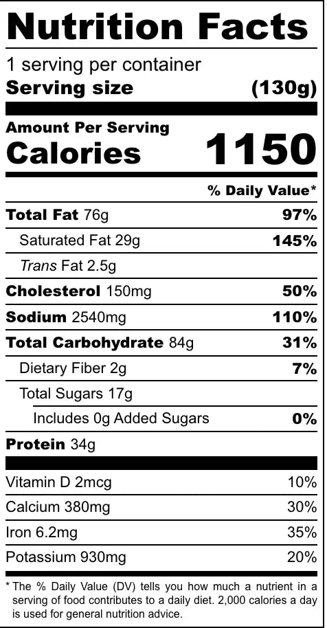 FOUNDATION Outdoors Biscuits & Gravy Meal