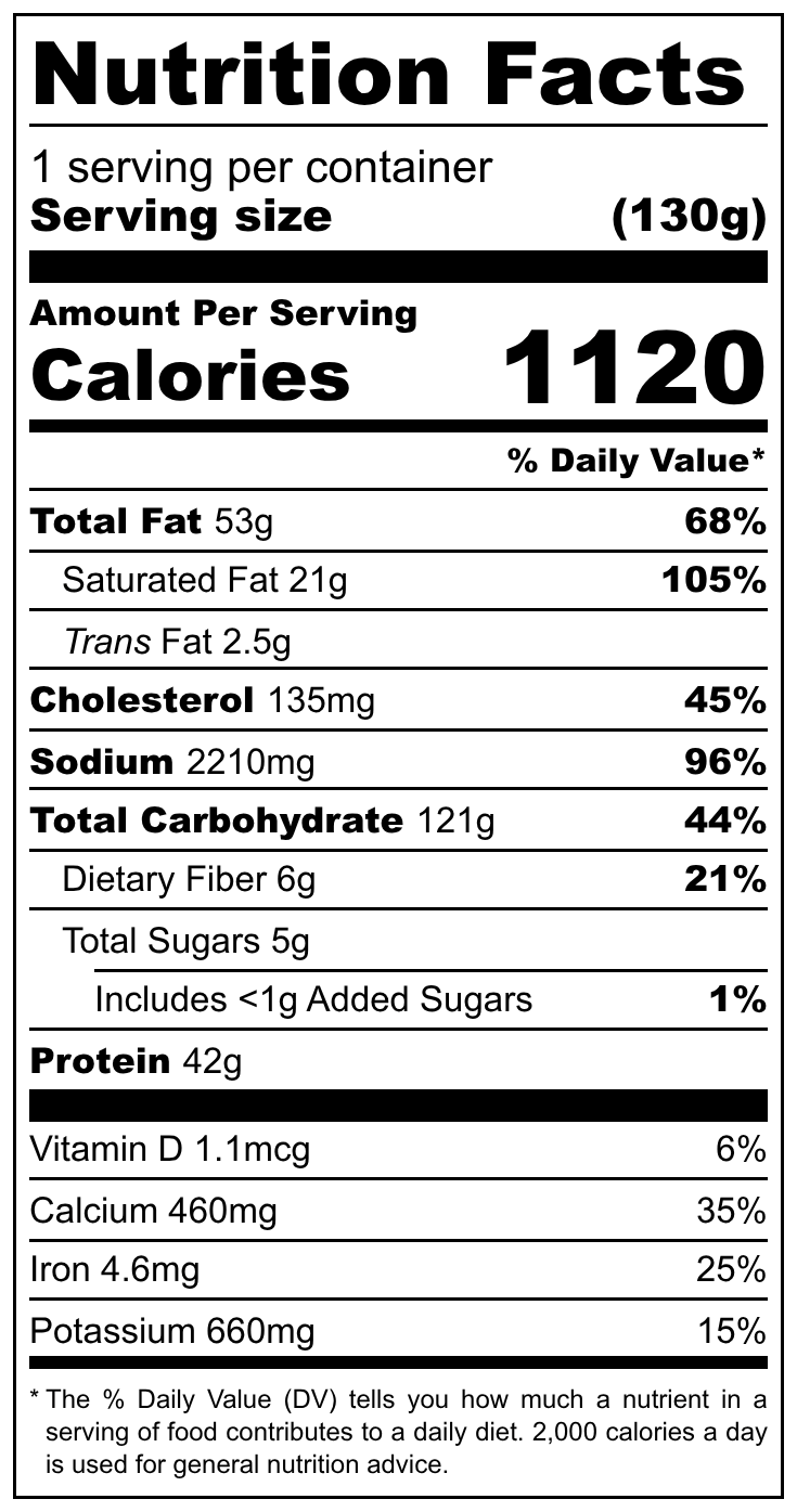 FOUNDATION Outdoors Spicy Italian Pork Sausage Risotto Meal