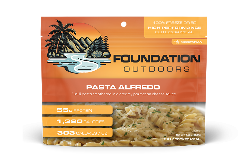 FOUNDATION Outdoors Pasta Alfredo Meal