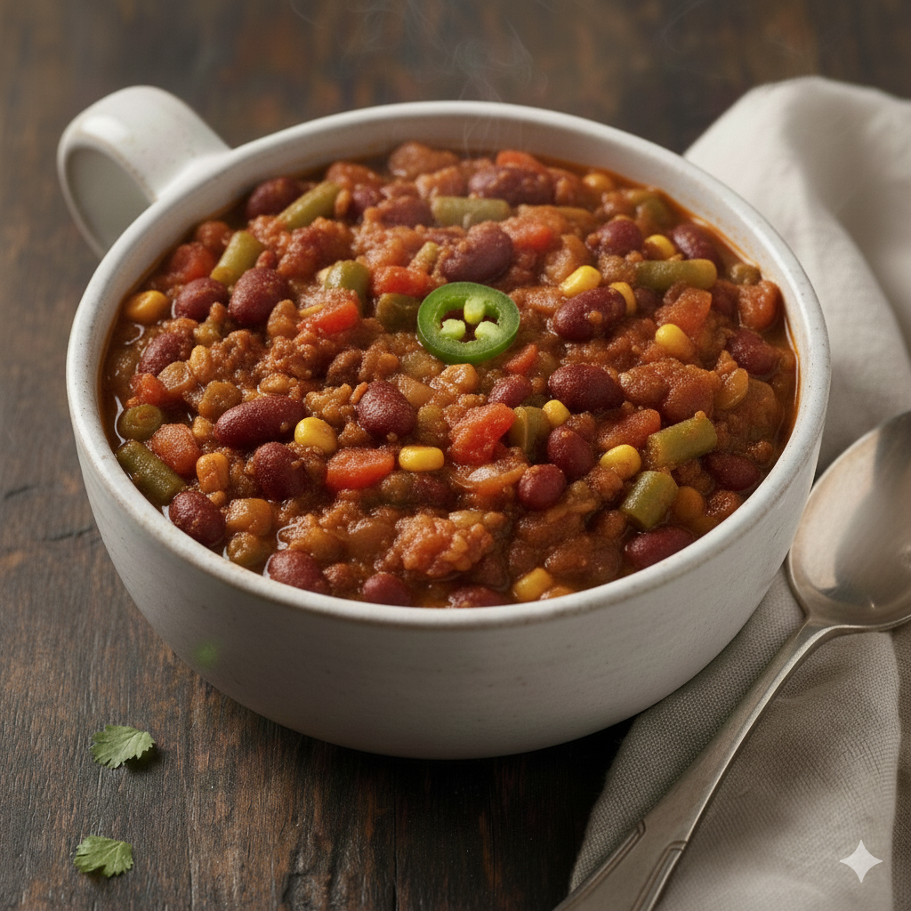 FOUNDATION Outdoors Vegan Vegetable Chili Meal