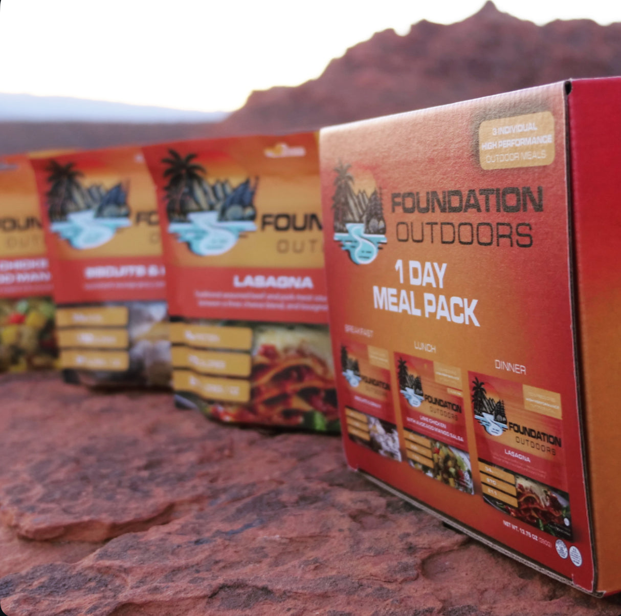 FOUNDATION Outdoors 3 Meal - Single Day Adventure Box
