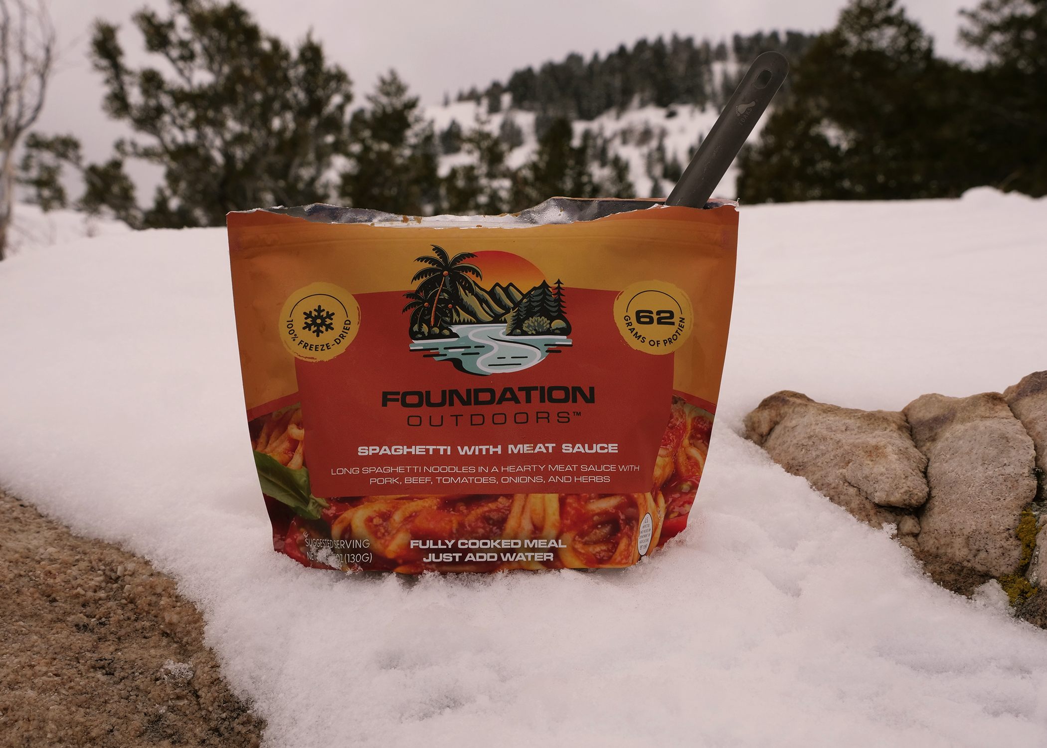 FOUNDATION Outdoors Spaghetti with Meat Sauce Meal