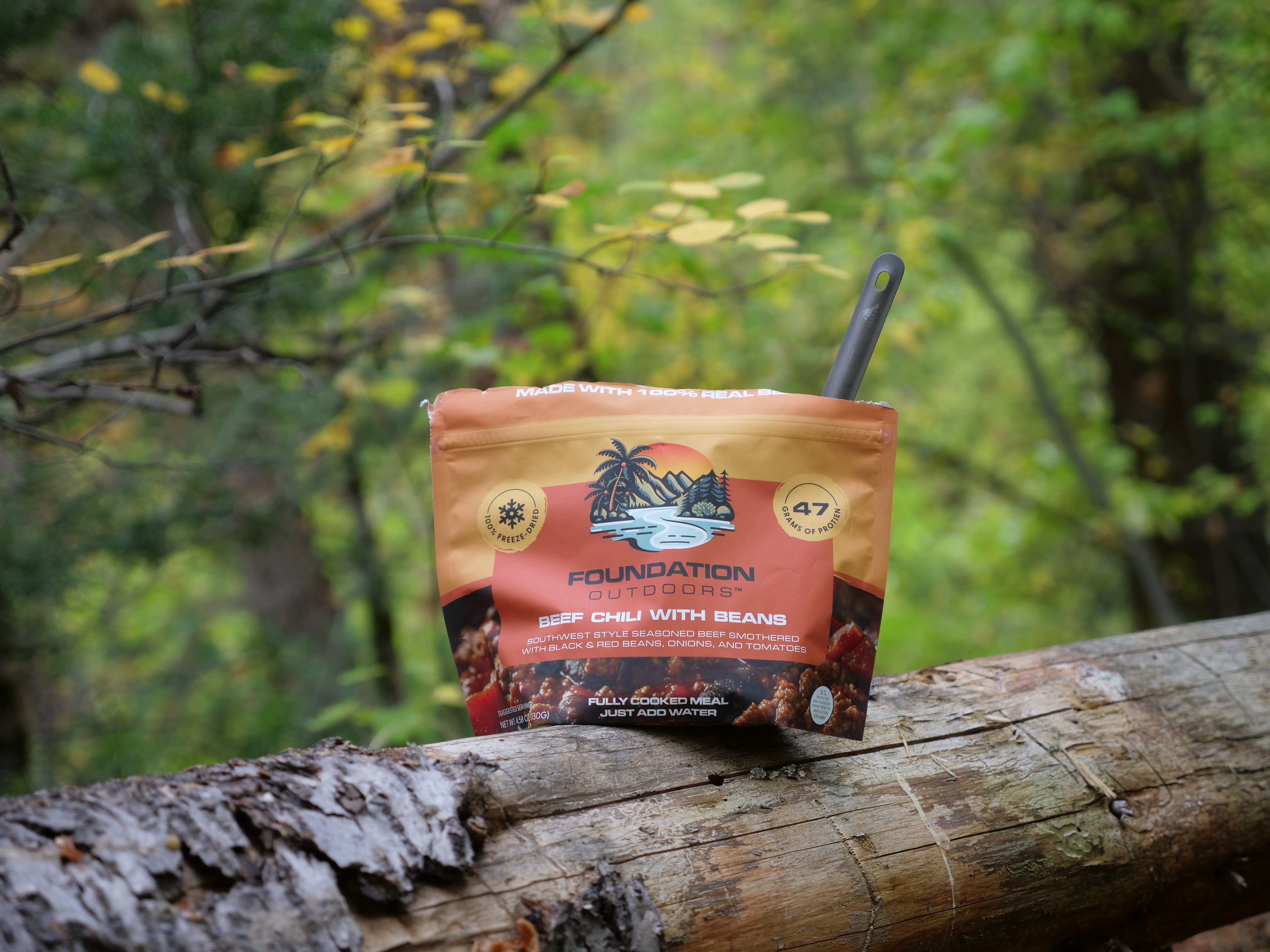 FOUNDATION Outdoors Beef Chili with Beans Meal