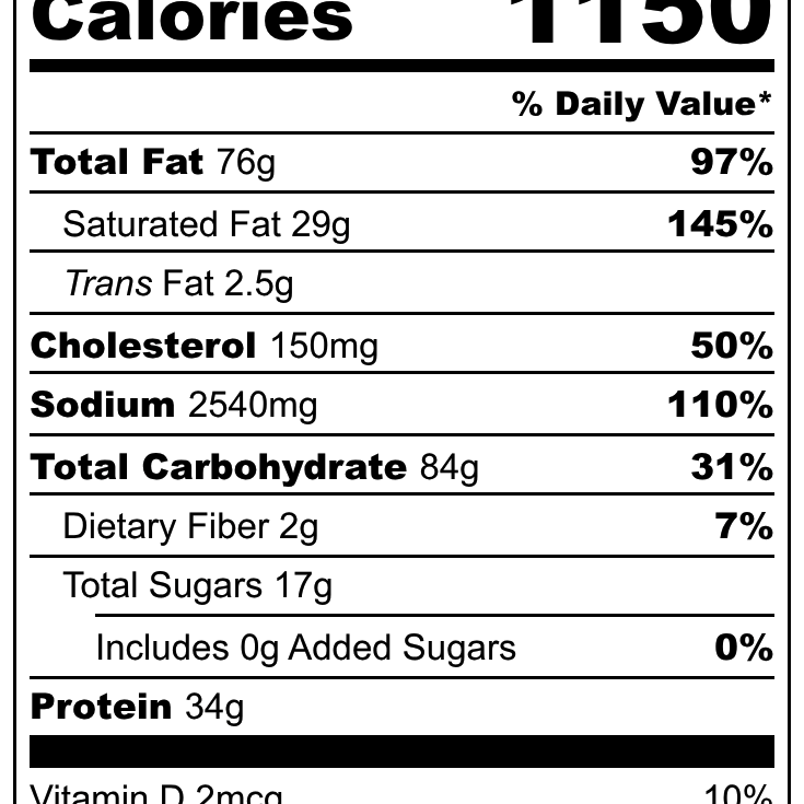 FOUNDATION Outdoors Biscuits & Gravy Meal