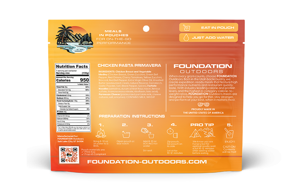 Chicken Pasta Primavera Meal