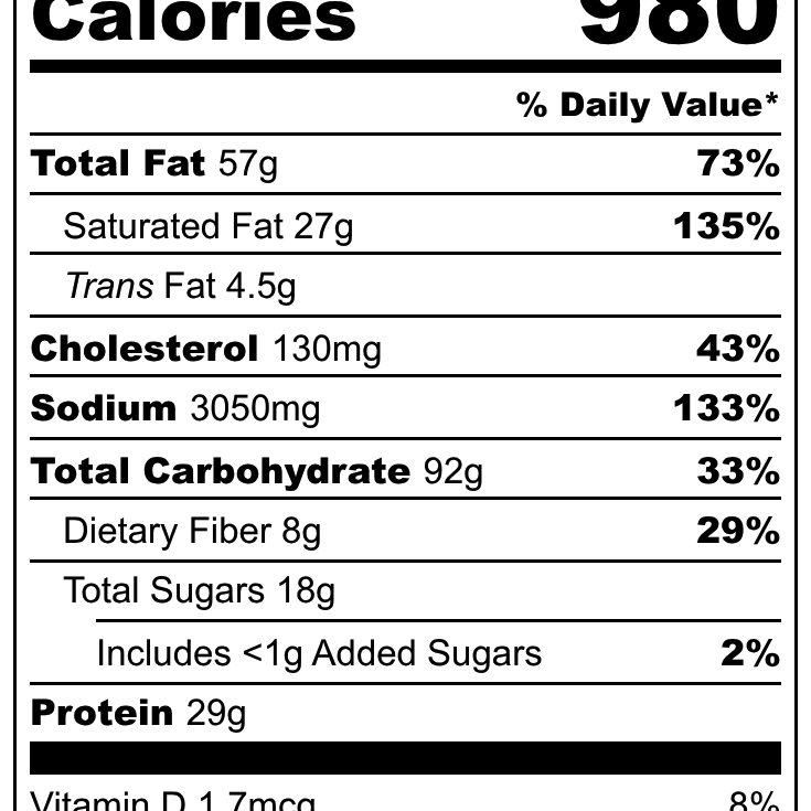 FOUNDATION Outdoors Chicken Pot Pie Meal