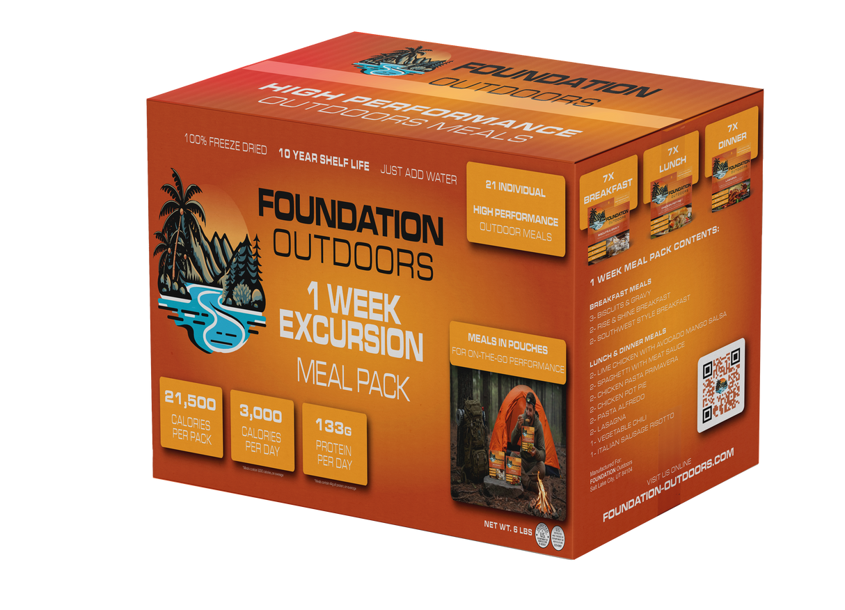 21 Meal Excursion - 1 Week Adventure Pack