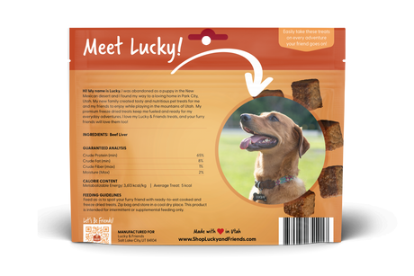 Lucky & Friends Beef Liver Dog Treats
