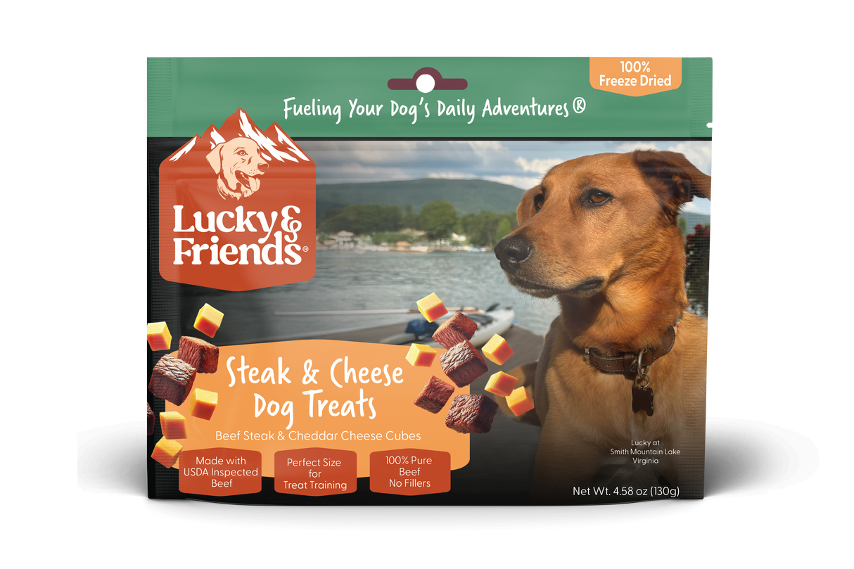 Lucky & Friends Steak & Cheddar Cheese Dog Treats