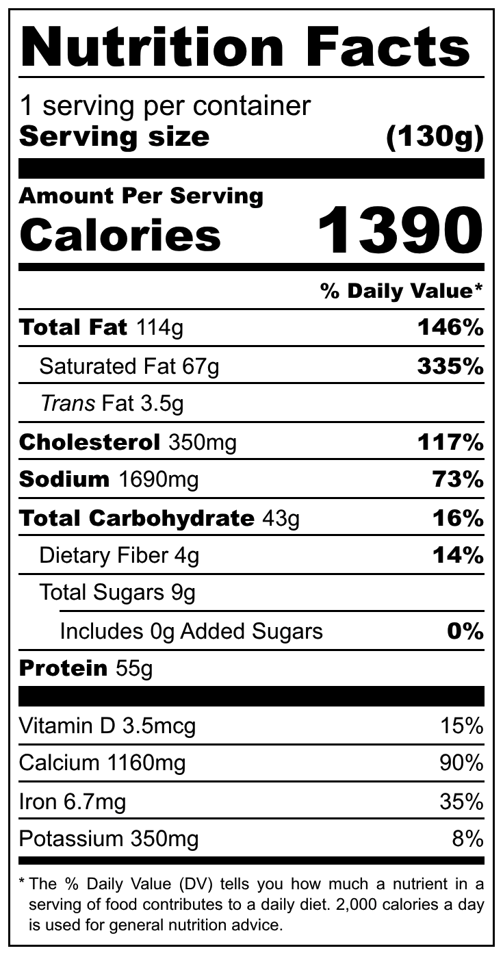 FOUNDATION Outdoors Pasta Alfredo Meal