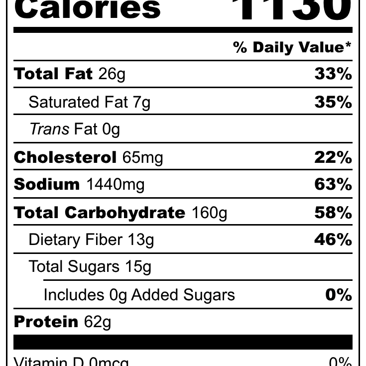 FOUNDATION Outdoors Spaghetti with Meat Sauce Meal