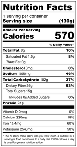 FOUNDATION Outdoors Vegan Vegetable Chili Meal